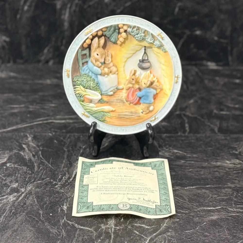 1994 THE BRADFORD EXCHANGE “Safely Home” Plate #A3117